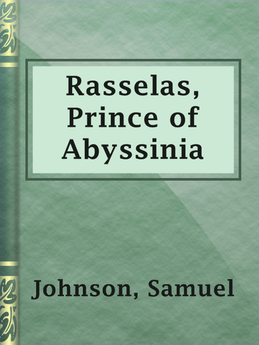 Cover image for Rasselas, Prince of Abyssinia